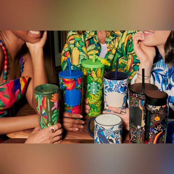 Starbucks X FARM RIO Limited Edition 24 Oz Cold Beverage Tumbler with Straw NWT - Picture 9 of 10